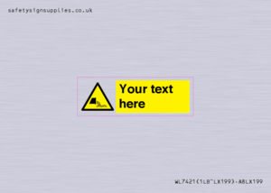 Custom Warning sewage effluent outfall